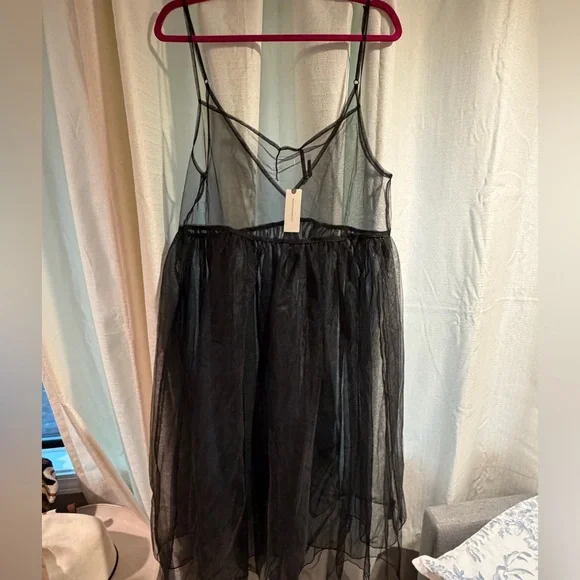 Sheer Black Anthropologie Dress - Picture 2 of 2